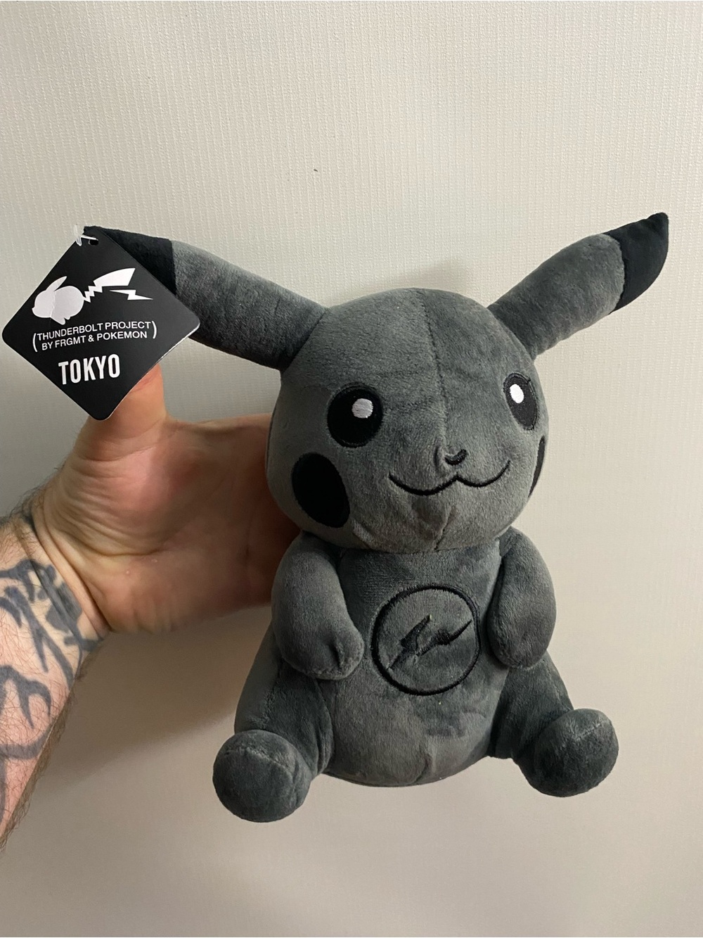 Thunderbolt Project Gray Pikachu Plush - Pokémon Collectible